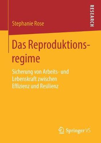 Das Reproduktionsregime: Sicherung Von Arbeits- Und Lebenskraft Zwischen Effizienz Und Resilienz