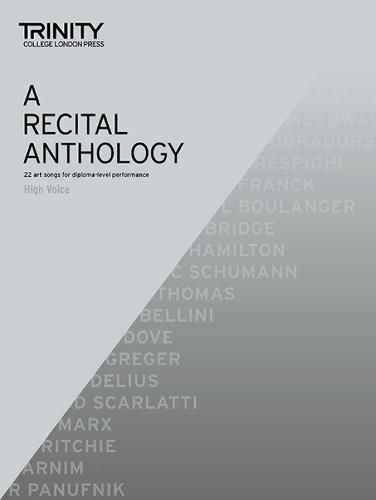 Cover image for A Recital Anthology High Voice