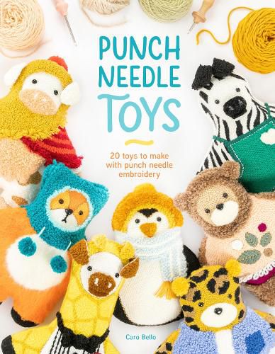 Cover image for Punch Needle Toys: 20 Toys to Make with Punch Needle Embroidery