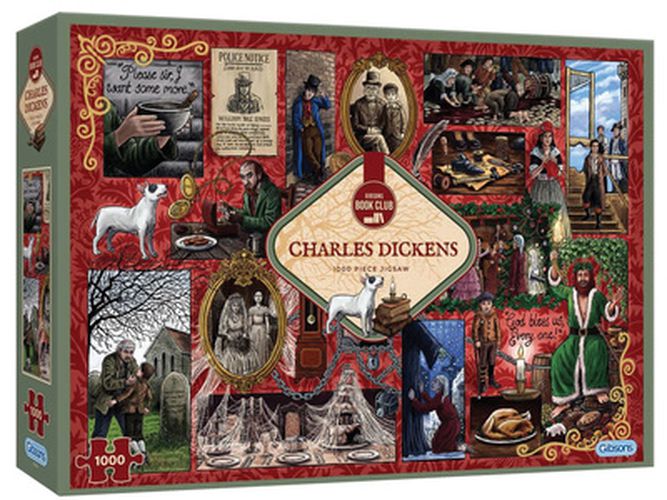 Cover image for Charles Dickens - Book Club 1000 Piece Jigsaw Puzzle