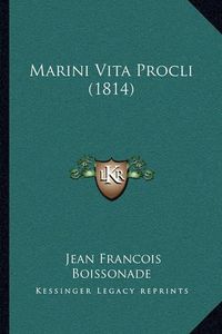 Cover image for Marini Vita Procli (1814)