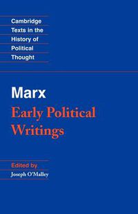 Cover image for Marx: Early Political Writings