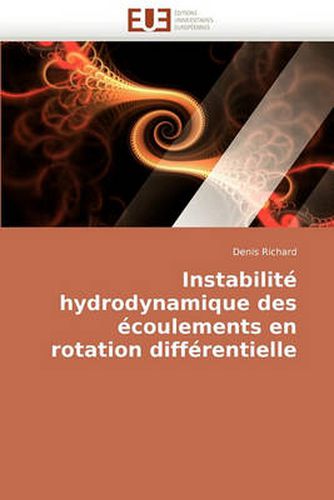 Cover image for Instabilit Hydrodynamique Des Coulements En Rotation Diffrentielle