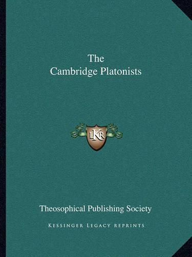 Cover image for The Cambridge Platonists