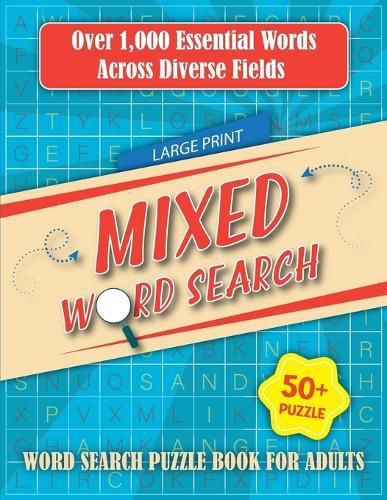 Cover image for Mixed Word Search Puzzles Book