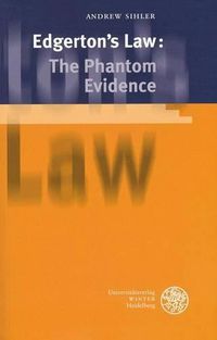 Cover image for Edgerton's Law: The Phantom Evidence