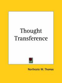 Cover image for Thought Transference (1905)