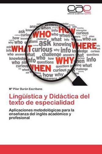 Cover image for Linguistica y Didactica del Texto de Especialidad