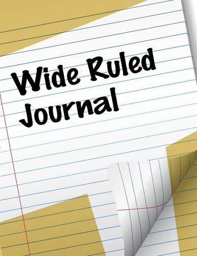 Cover image for Wide Ruled Journal