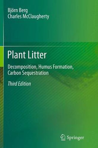 Cover image for Plant Litter: Decomposition, Humus Formation, Carbon Sequestration