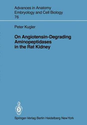 Cover image for On Angiotensin-Degrading Aminopeptidases in the Rat Kidney