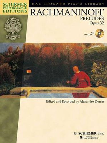 Cover image for Serge Rachmaninoff - Preludes, Op. 32: Piano with a CD of Performances