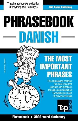 Cover image for English-Danish phrasebook and 3000-word topical vocabulary