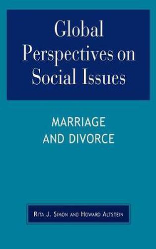 Cover image for Global Perspectives on Social Issues: Marriage and Divorce