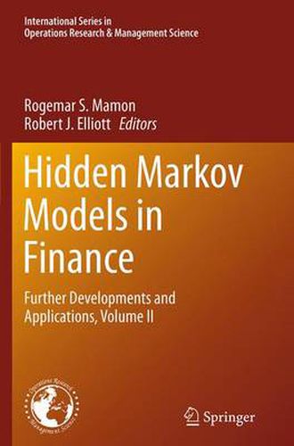 Cover image for Hidden Markov Models in Finance: Further Developments and Applications, Volume II