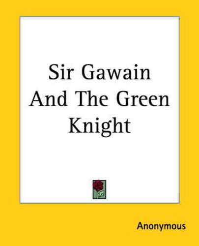 Cover image for Sir Gawain And The Green Knight