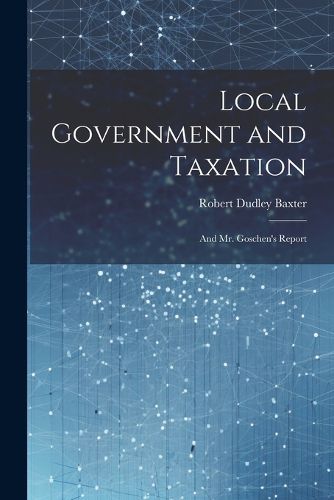 Local Government and Taxation