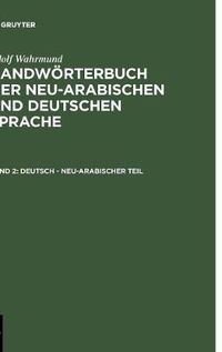 Cover image for Deutsch - neu-arabischer Teil