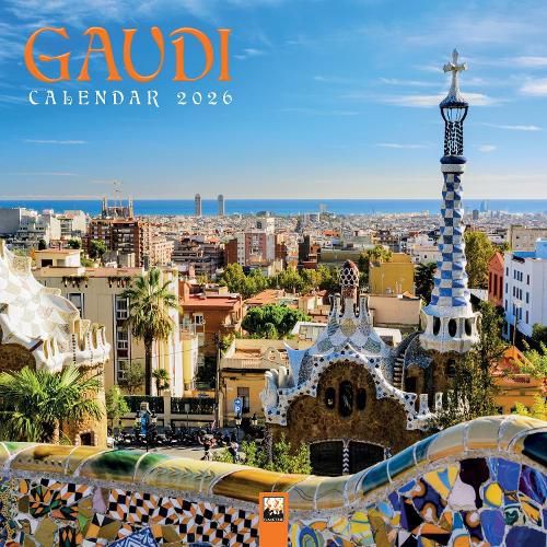 Cover image for Gaudi Wall Calendar 2026 (Art Calendar)