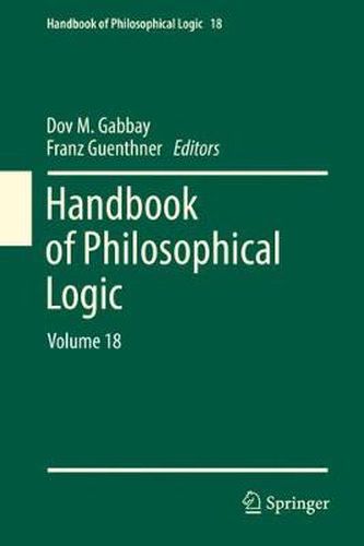 Cover image for Handbook of Philosophical Logic: Volume 18