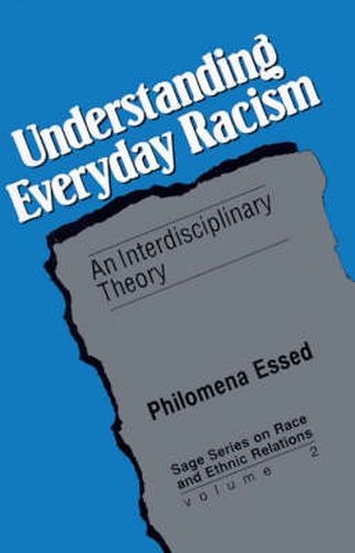 Cover image for Understanding Everyday Racism: An Interdisciplinary Theory