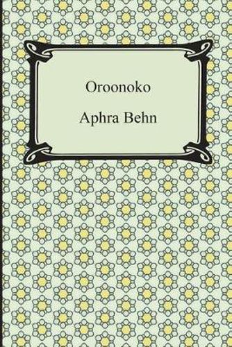 Cover image for Oroonoko