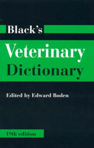 Cover image for Black's Veterinary Dictionary