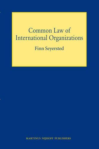 Cover image for Common Law of International Organizations