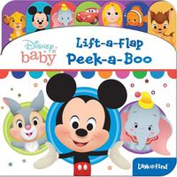 Cover image for Disney Baby Peek A Book Lift A Flap & Find Board