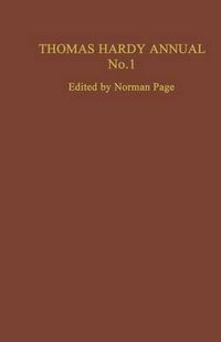 Cover image for Thomas Hardy Annual No. 1
