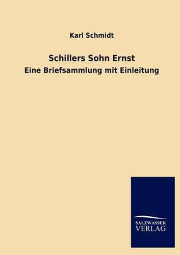 Cover image for Schillers Sohn Ernst