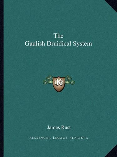 Cover image for The Gaulish Druidical System