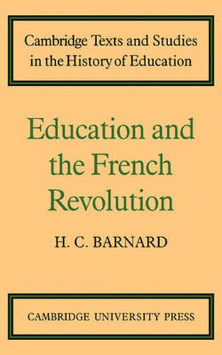 Cover image for Education and the French Revolution