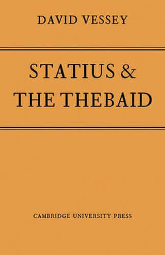 Cover image for Statius and the Thebaid