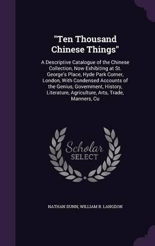 Cover image for "Ten Thousand Chinese Things"