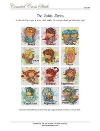 Cover image for The Zodiac Series Cross Stitch Book