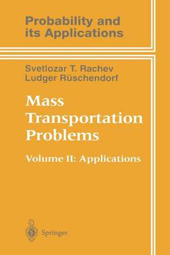 Cover image for Mass Transportation Problems: Applications