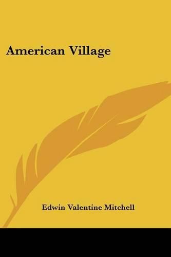 Cover image for American Village
