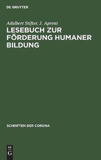 Cover image for Lesebuch Zur Foerderung Humaner Bildung