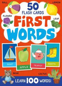 Cover image for First Words (50 Flash Cards)