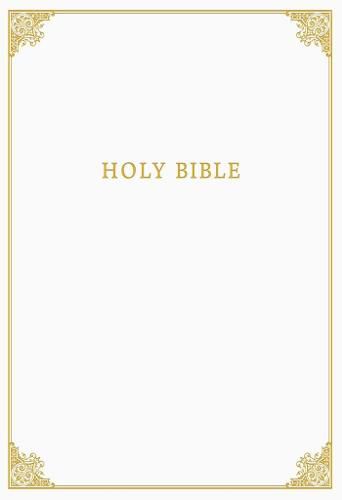 CSB Family Bible, White Bonded Leather Over Board