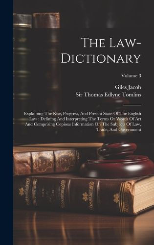 Cover image for The Law-dictionary