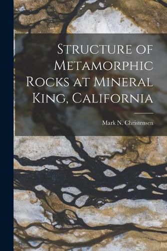 Cover image for Structure of Metamorphic Rocks at Mineral King, California