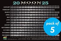 Cover image for 2025 Moon Calendar Card (5 Pack)