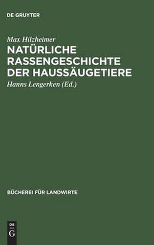 Cover image for Naturliche Rassengeschichte der Haussaugetiere