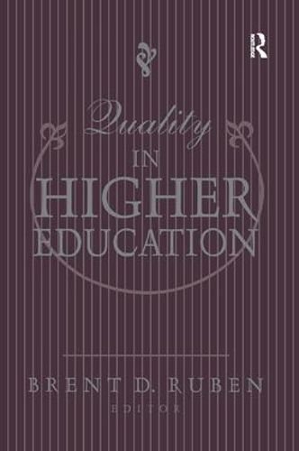 Cover image for Quality in Higher Education