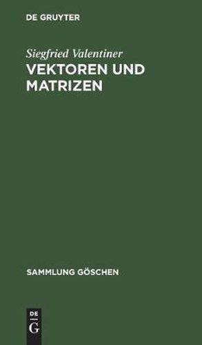 Cover image for Vektoren und Matrizen