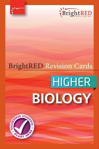 Cover image for BrightRED Revision Cards - Higher Biology