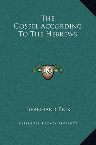 Cover image for The Gospel According to the Hebrews