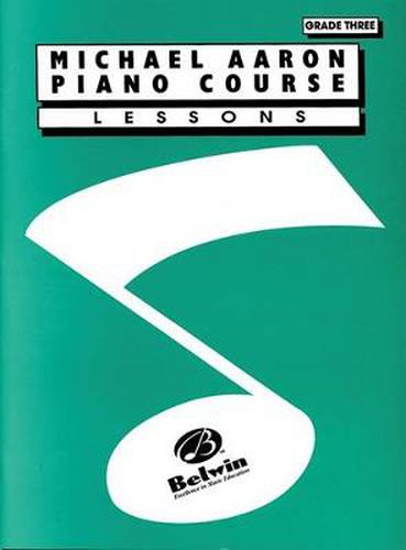 Cover image for Michael Aaron Piano Course: Lessons, Grade 3